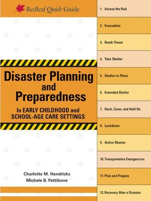 cover image of Disaster Planning and Preparedness in Early Childhood and School-Age Care Settings